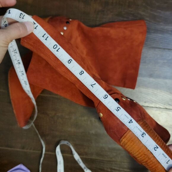 NEW Free People Dakota Boots Womens 9 Suede Slouch Boho Chic Hippie Western - Picture 9 of 10